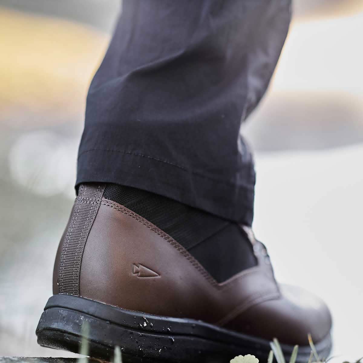 MACV-1 - Mid Top - Dark Brown + Black