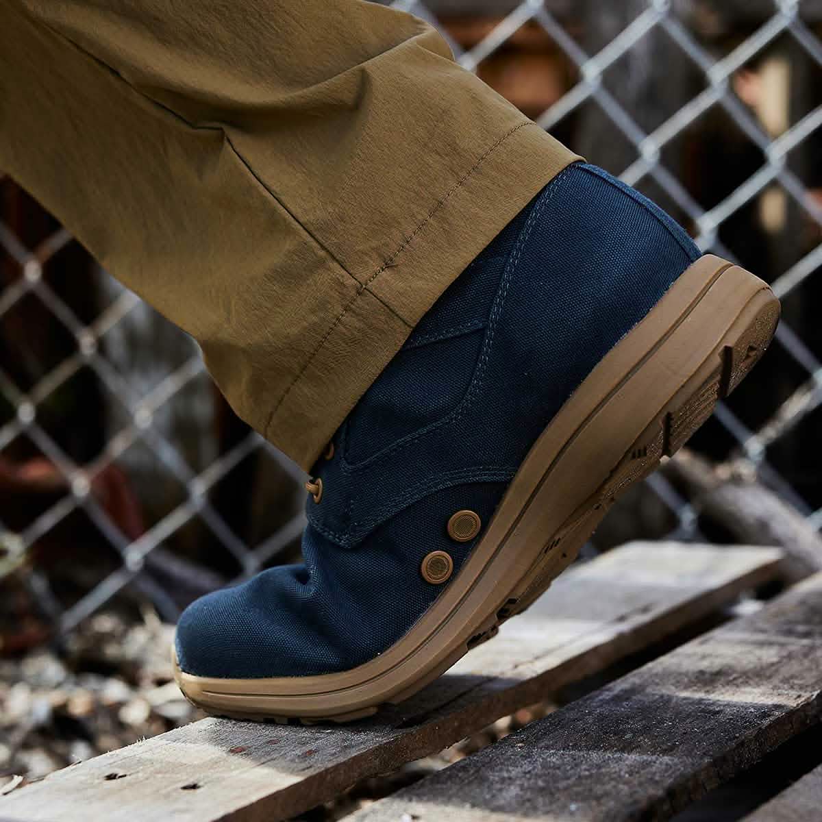 Jedburgh Rucking Boots - Mid Top - Navy + Coyote