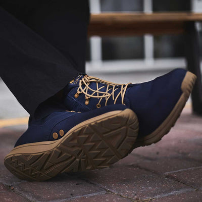 Jedburgh Rucking Boots - Mid Top - Navy + Coyote