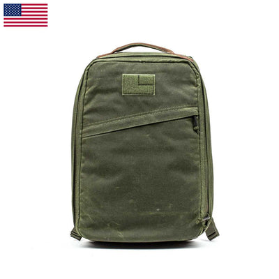 21 liter green rucksack made in usa