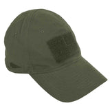 GORUCK performance tac hat in ranger green with velcro patch panel on front