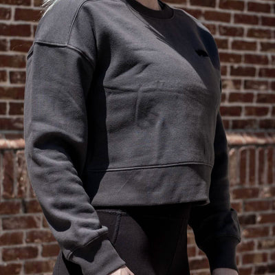 Cropped Sweatshirt - Embroidered GORUCK Spearhead
