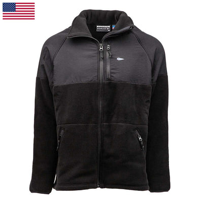 black jacket made in the united states of america